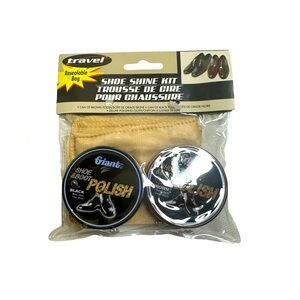 😎 NWOT Travel Size Shoe Shine Kit is perfect for keeping shoes looking polished